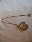 Vtg Waltham Gold Filled 7 Jeweled Pocket Watch Working With Sterling Chain. Fixed Price $89.99.