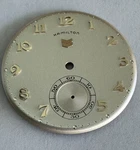 Very Nice Vintage 10 Size Hamilton 945 Pocket Watch Metal Dial. Fixed Price $55.00.