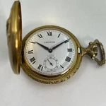 Croton Hunter Case Pocket Watch 17 Jewels Stunning White Dial. Fixed Price $125.00.