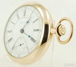 Waltham "vanguard" Vintage Pocket Watch, 18 Size, 21 Jewels, Heavy Ygf Sb&b Case. Fixed Price $456.00.