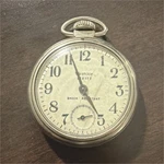 Westclox 8777 Silver Pocket Watch Shock Resistant Polished Metal Analog. Fixed Price $15.00.