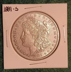 1881-S San Francisco Morgan Silver Dollar Us Coin. Fixed Price $61.99.