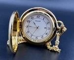 Working Pusar By Seiko Men's V732-0F10 Date Quartz Pocket Watch Engraved W3. Fixed Price $75.00.