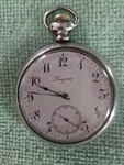 Antique Longines Swiss Made Pocket Watch Coin Silver Case. Fixed Price $145.00.