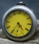 Swiss Cylindre Pocket Watch Quatre Rubis Jewel 45.2MM Hockenheim (R3U). Fixed Price $175.00.
