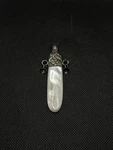 Antique Victorian .926 Sterling Silver Mop Baby Teething/rattle/whistle Pendant. Fixed Price $150.00.
