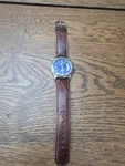 Nike 9765 Vtg Quartz Watch Brown Leather Band Water Resist Needs Battery. Fixed Price $29.99.