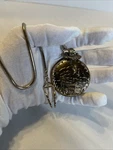 Limited Edition Commemorative Pocket Watch Quartz Gold Color. Fixed Price $8.73.