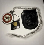 Vintage Franklin Mint - Chevrolet Corvette Pocket Watch 6MM Chain Brand New!. Fixed Price $60.00.