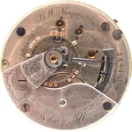 1892 Elgin Pocket Watch Movement 4454565 Grade: 27 18S 15J (LN2). Fixed Price $39.95.