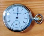 1895 Elgin 18S Pocket Watch Grade 96 7 Jewel Lever Set New Crystal Runs. Fixed Price $139.99.
