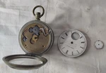 Illinois Watch Co Pocket Silverine For Parts Repair Only. Fixed Price $54.95.