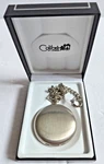 Colibri Of London Pocket Watch Brushed Silvertone Quartz Analog W/ Chain. Fixed Price $29.99.