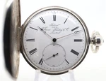 Civil War 1860S William Beesley & Co. London 57MM Coin Silver Pocket Watch. Fixed Price $1425.40.