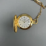 Vintage Colibri Pocket Watch Men 35MM Gold Tone Date Full Hunter New Battery. Fixed Price $89.99.