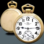 1939 Ball Watch Co. Hamilton 999P Railroad Pocket Triple Signed 16S 21J. Fixed Price $1100.00.