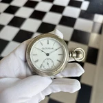 1896 Elgin Natl Lever Set Silverode Grade 18S 7J Pocket Watch Runs!. Fixed Price $85.00.