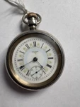 Antique Elgin Pocket Watch Running 4 Oz Coin Silver Case Roman Dial. Fixed Price $599.99.