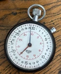 Vintage Heuer Manual Wind 7710 Stopwatch Red & Black Swiss Jewels 58M Rare. Fixed Price $135.46.