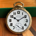 1942 Hamilton Railway Special 992B 16S 21 Jewels Gold Filled Pocket Watch. Fixed Price $749.00.