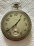 1928 Elgin, Grade 291, 16S, 7J, Model 7, Ill. Nickel Case, Runs, Sold Is, Nr. Fixed Price $80.00.
