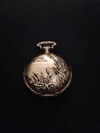 Vintage Golden Dog Hunt Pocket Watch Swiss Made Marcel. Fixed Price $74.99.