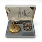 Sutton Time Pocket Watch Commemorative Statue Of Liberty W/ Case & Paperwork. Fixed Price $34.95.