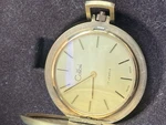 Vtg Colibri Goldtone Mechanical Pocket Watch- Dr Estate 17 Jewels. Fixed Price $65.00.