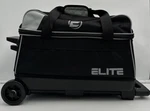 Elite Basic Double Roller 2 Ball Bowling Bag W/ Wheels, Large Top Pocket - Black. Fixed Price $59.50.