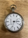 Antique Elgin Pocket Watch Silver No. 1482394. Fixed Price $254.99.