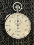 Vintage Minerva Stopwatch 7 Jewels Swiss Made Works. Fixed Price $69.50.