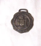 C1920 Antique New York State Seal Pocket Watch Key Fob. Fixed Price $24.99.
