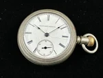 1886 Elgin 10 Model 18S 11 Jewel Silverine Case Pocket Watch Working 1898737. Fixed Price $250.00.