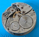 16 Size South Bend 17 Jewel Grade 211 Model Pocket Watch Movement Parts. Fixed Price $30.00.