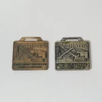 2 Link Belt Speeder LS98 Dragline Shovel Crane Miller Machinery Pocket Watch Fob. Fixed Price $29.95.