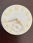 Vintage 38.31MM Longines Pocket Watch Movement,gr. 18.90,KEEPING Time,fancy Dial. Fixed Price $165.00.