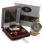 John Wayne Pocket Watch Signed Quote Cowboy Hat Cufflinks Luxury Gift Set Box. Fixed Price $64.05.