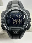 Timex T5K793 New Battery 170 Mens Watch 44MM 8" Black Resin Band. Fixed Price $24.99.