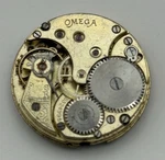 Omega Pocket Watch Movement Antique Manual Wind Vintage Parts Repair 29.5MM. Fixed Price $80.78.