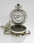 Craftsman Watch Mens Pocket 24H Stainless Retro Silver Water Res White Quartz. Fixed Price $21.98.