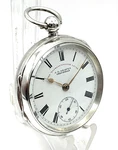 1899 Mint Cond. Silver Gents Pocket Watch. Jg Graves Sheffield Serviced. Antique. Fixed Price $248.47.