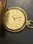 AD36 Bulova Men Vintage Pocket Watch Goldtone Quartz Untested As Is Conditions. Fixed Price $55.00.