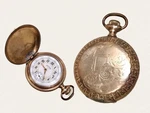 Antique 1900S Elgin 10K Gold Filled Lady's Hunter Case 15 Jewel Pocket Watch. Fixed Price $465.00.