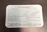 Rock Island Lines Railroad Employee's Pocket Watch Card-time Inspection Service!. Fixed Price $19.95.