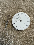 Antique 1870S Gail Borden Pocket Watch Movement National Co Elgin. Fixed Price $80.10.