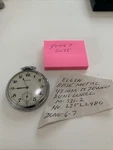 Elgin 43 Mm Pocket Watch 23522980 Runs 15J Silver Tone. Fixed Price $110.00.