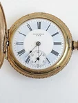 Antique Columbia Ladies Pocket Watch Gold Tone Runs Great, Pull Tab Set Time. Fixed Price $100.00.
