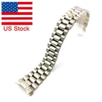 Solid Stainless Steel Strap Bracelet 20MM Curved End President Watch Band Us. Fixed Price $17.09.