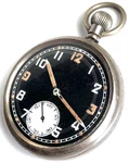 Military Pocket Watch Gstp Black Dial Antique Swiss Made 15 Jewels Vintage. Fixed Price $93.47.