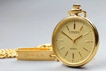 *n Mint* Citizen Pocket Quartz Watch 9633-S045517 Gold Uni-sex 36MM From Japan. Fixed Price $94.08.